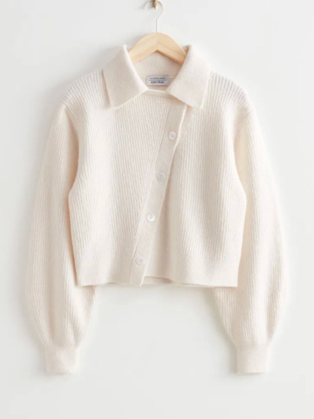 & Other Stories Asymmetric Cardigan - Size S, NWT - Picture 4 of 9